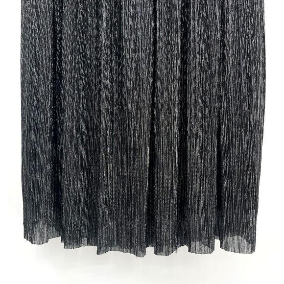 Isabel Marant Etoile‎ Beatrice Midi Skirt Gunmetal Grey Silver Black Metallic Sm - Picture 14 of 16